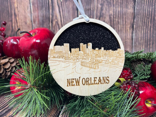 New Orleans Skyline Ornament