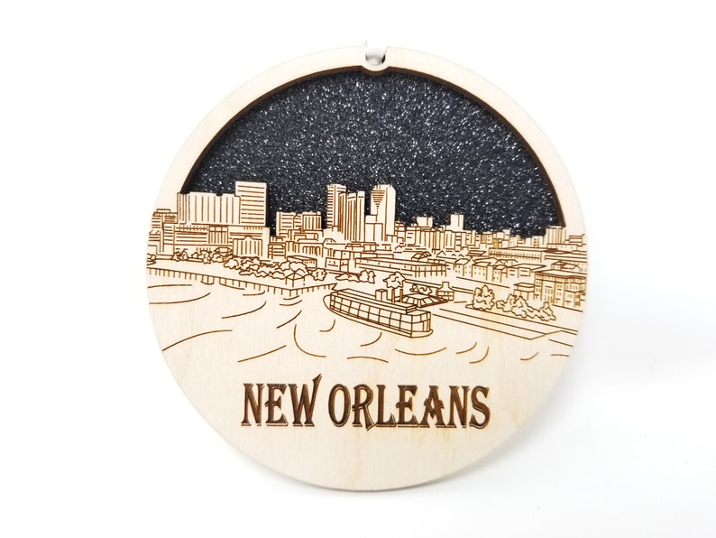 New Orleans Skyline Ornament